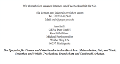 Desktop Screenshot of gepa-shop.de