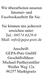 Mobile Screenshot of gepa-shop.de